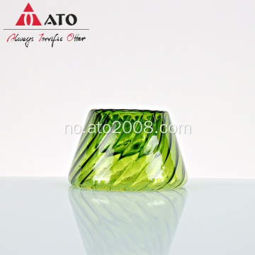 Green Glass Votive -innehavere